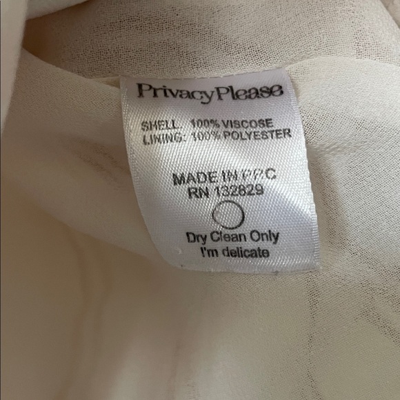 Privacy Please Ruffle Stripe Blouse-Small - Picture 7 of 11